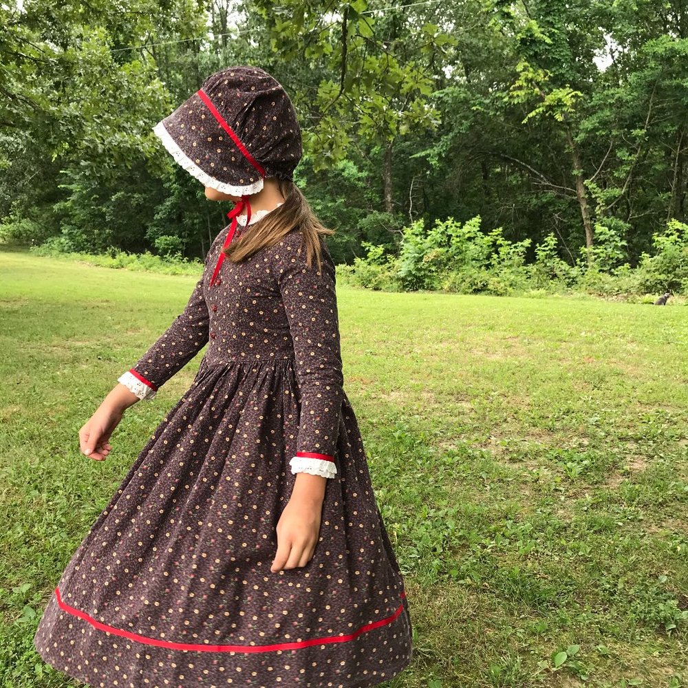 Girl's "Little House" Pioneer Dress Costume